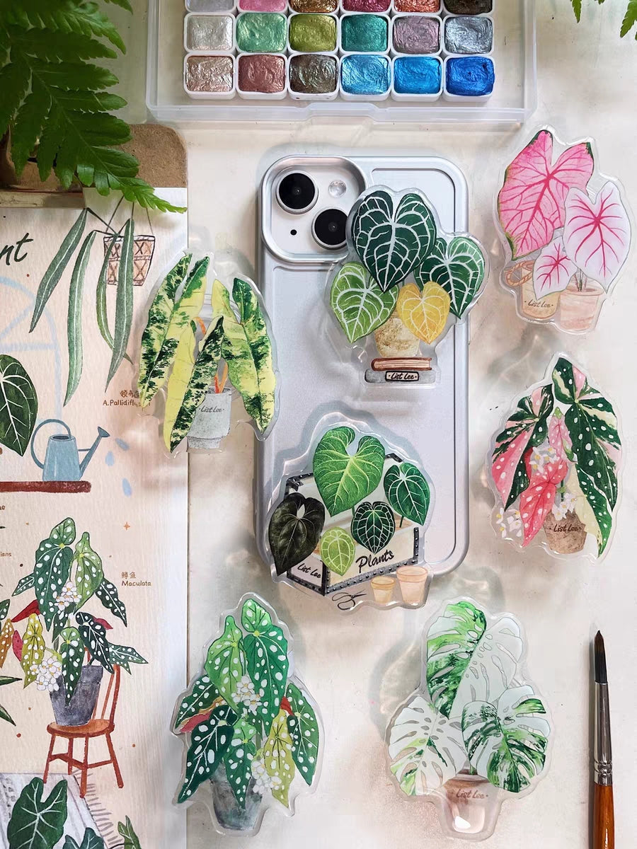 Acrylic Multi-Functional Mobile Phone Grip Stand Holder