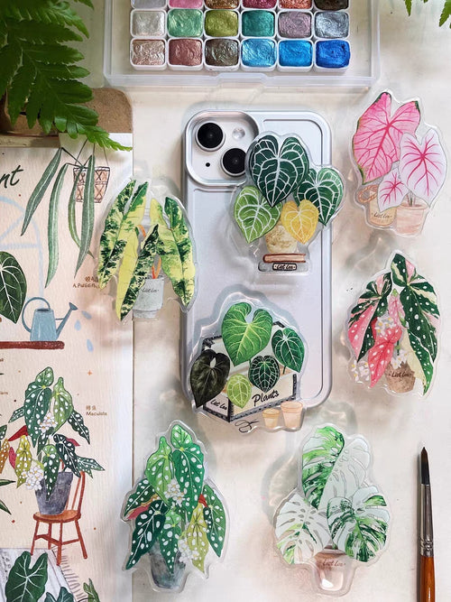 Acrylic Multi-Functional Mobile Phone Grip Stand Holder