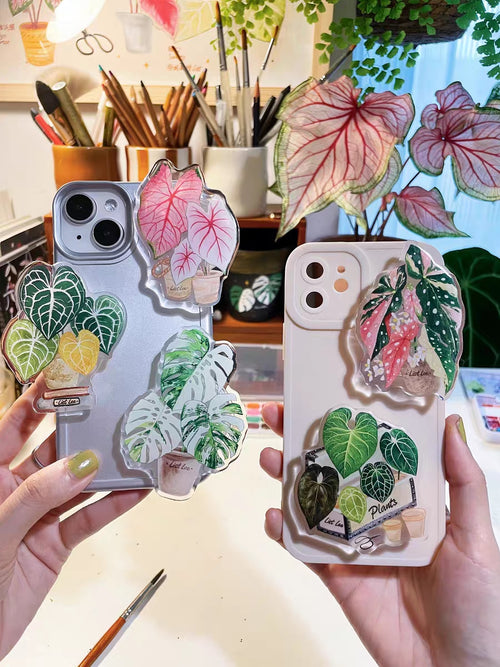 Acrylic Multi-Functional Mobile Phone Grip Stand Holder