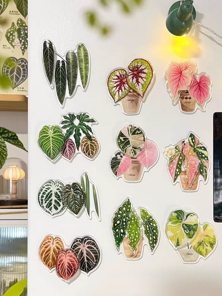Rotatable Refrigerator Magnet - Multiple Leaves
