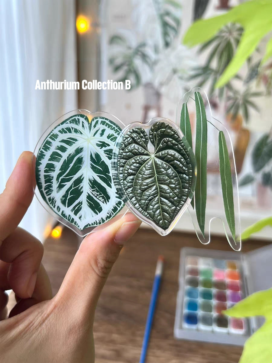 Rotatable Refrigerator Magnet - Multiple Leaves