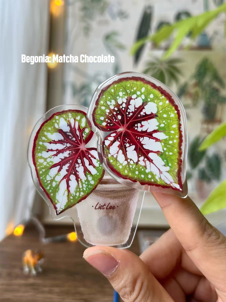 Rotatable Refrigerator Magnet - Multiple Leaves