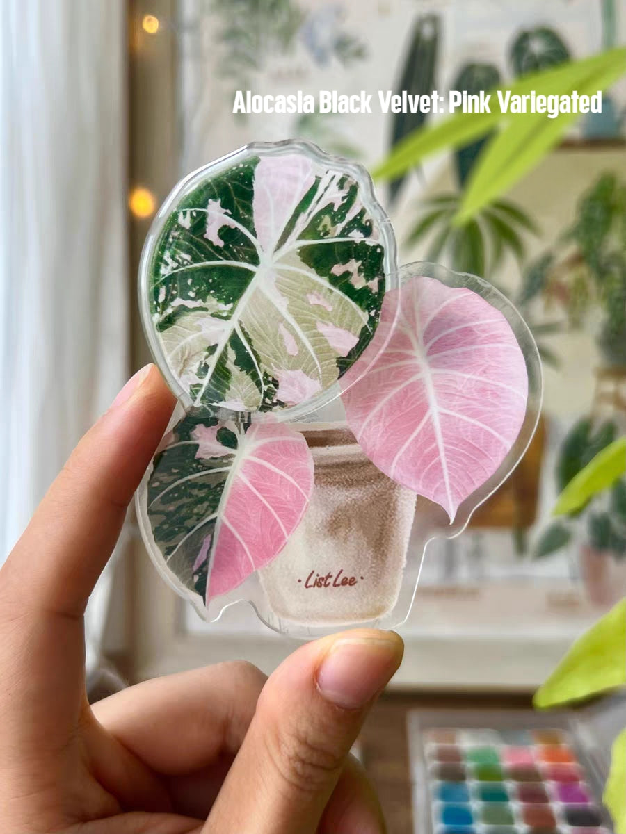 Rotatable Refrigerator Magnet - Multiple Leaves