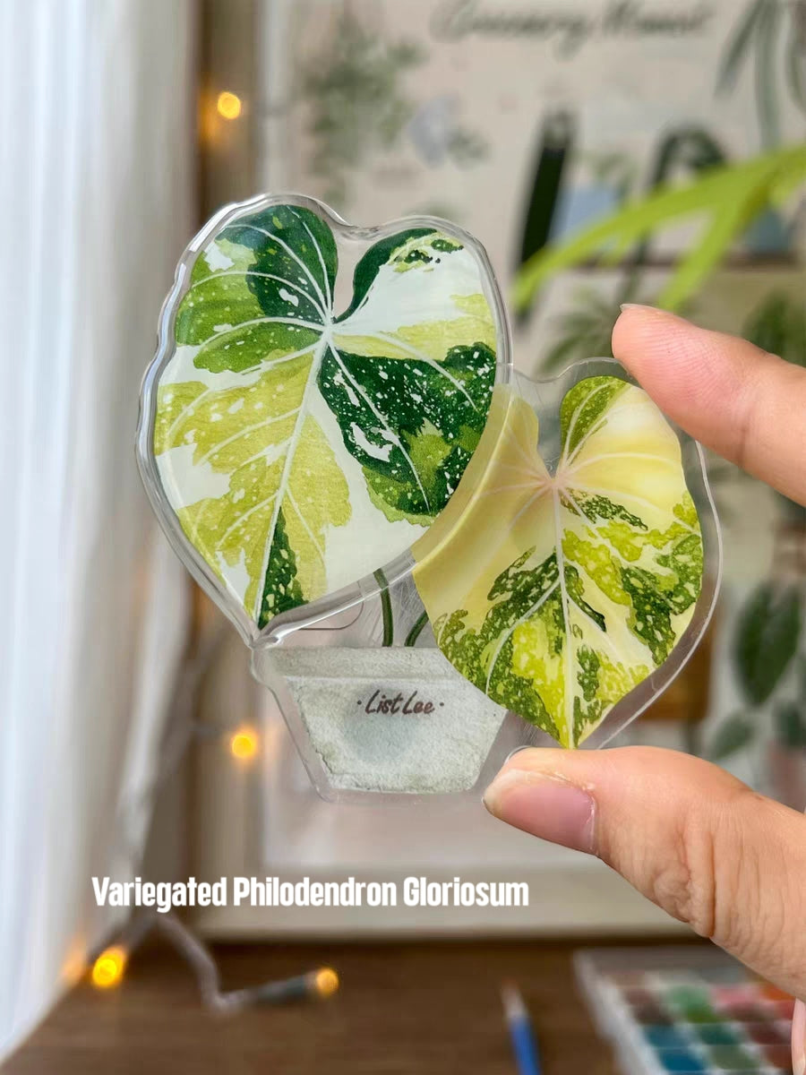 Rotatable Refrigerator Magnet - Multiple Leaves