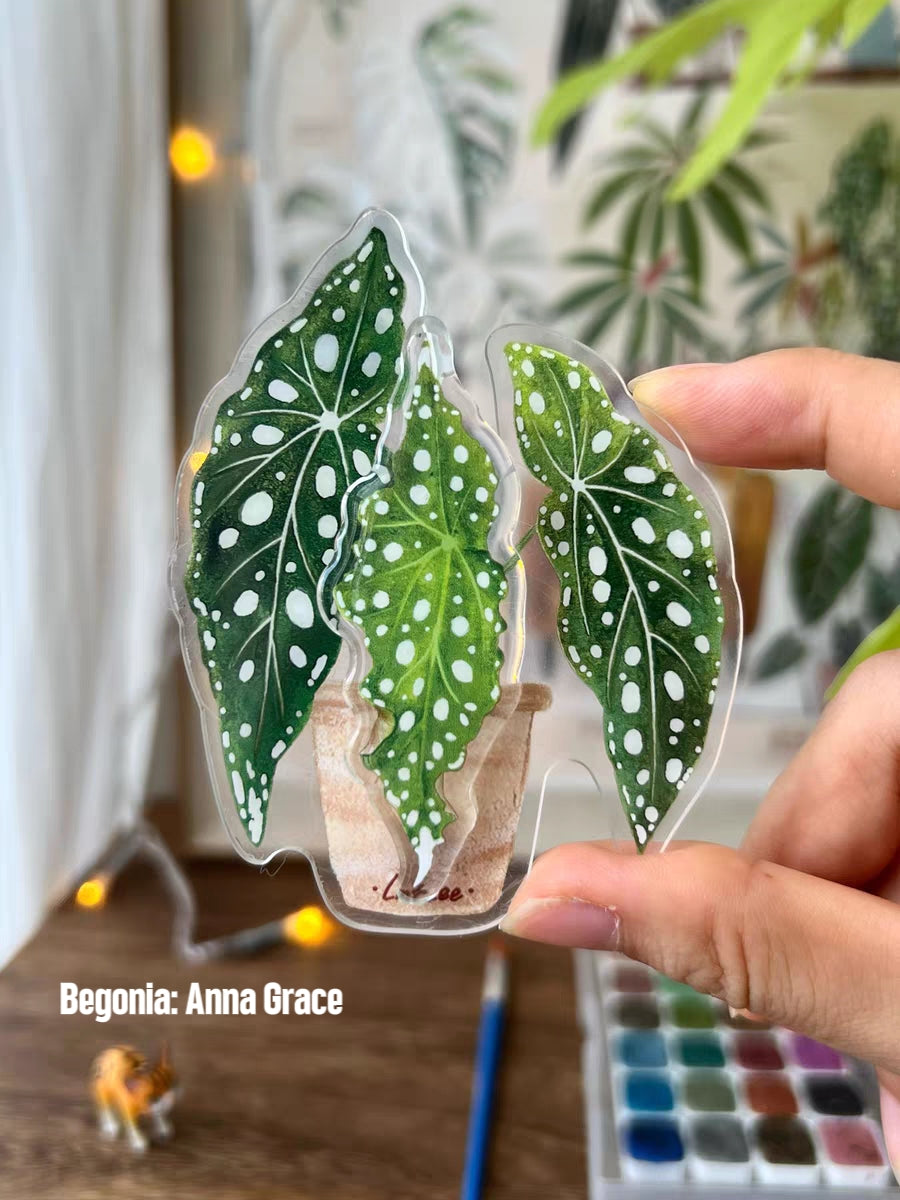 Rotatable Refrigerator Magnet - Multiple Leaves