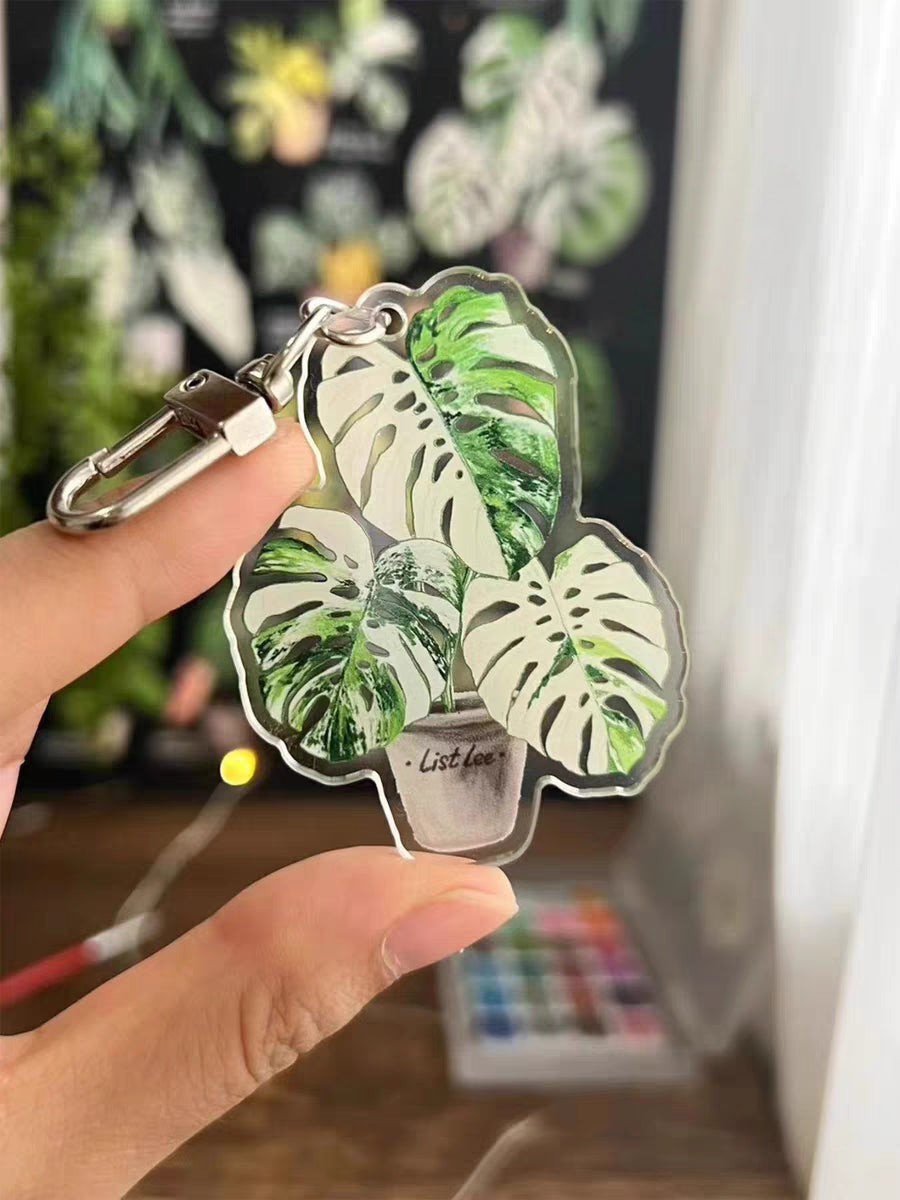 Acrylic Keychains - Tropical Plant