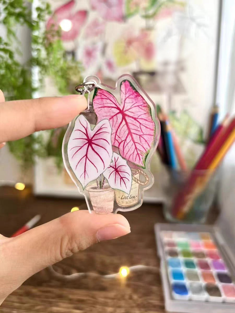 Acrylic Keychains - Tropical Plant
