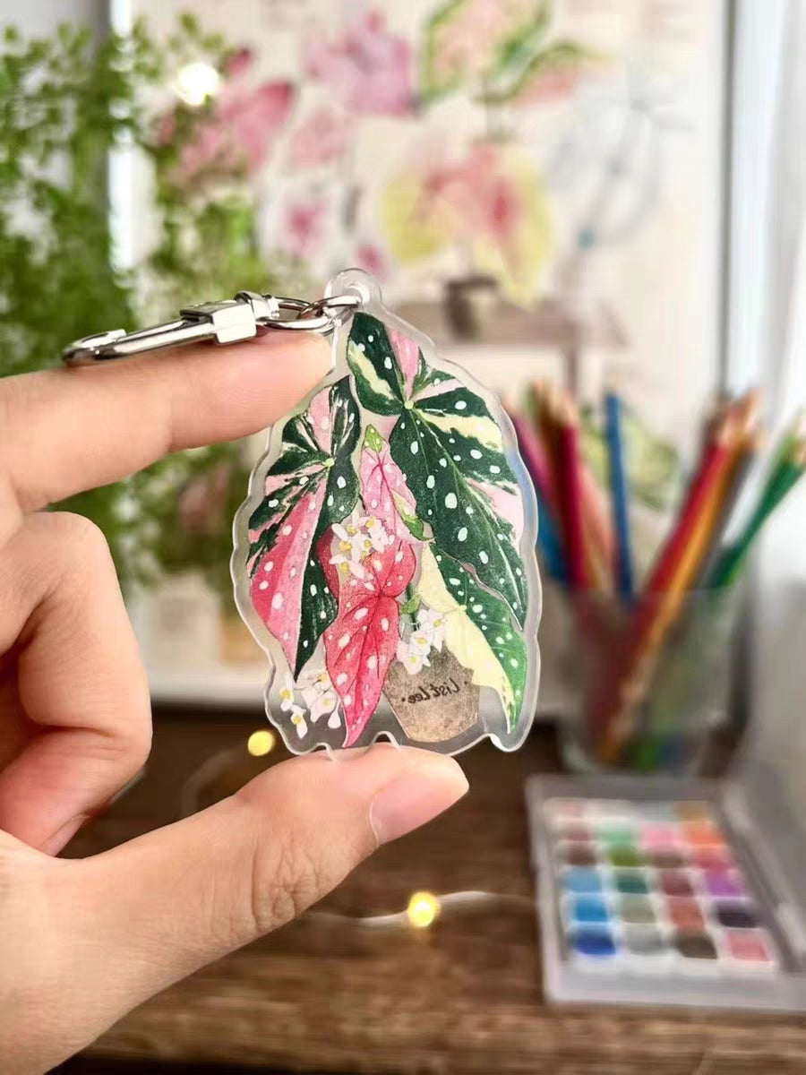 Acrylic Keychains - Tropical Plant