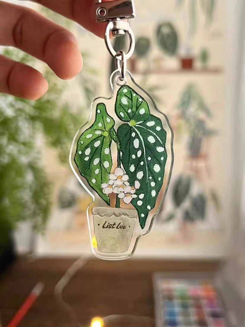 Acrylic Keychains - Tropical Plant