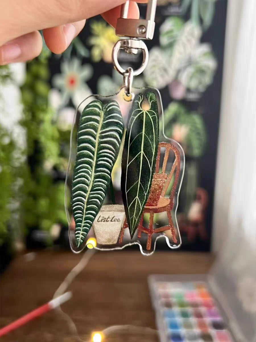 Acrylic Keychains - Tropical Plant