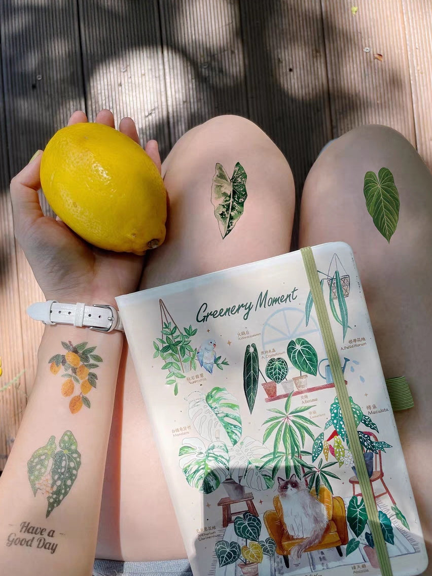 Temporary Tattoo Stickers - Plants and Flowers