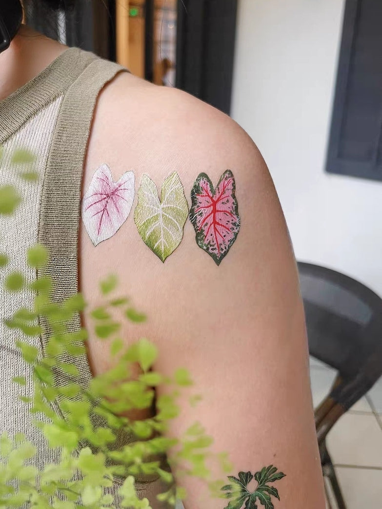 Temporary Tattoo Stickers - Plants and Flowers