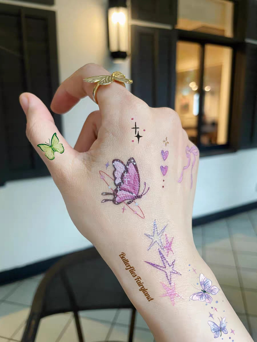 Temporary Tattoo Stickers - Plants and Flowers